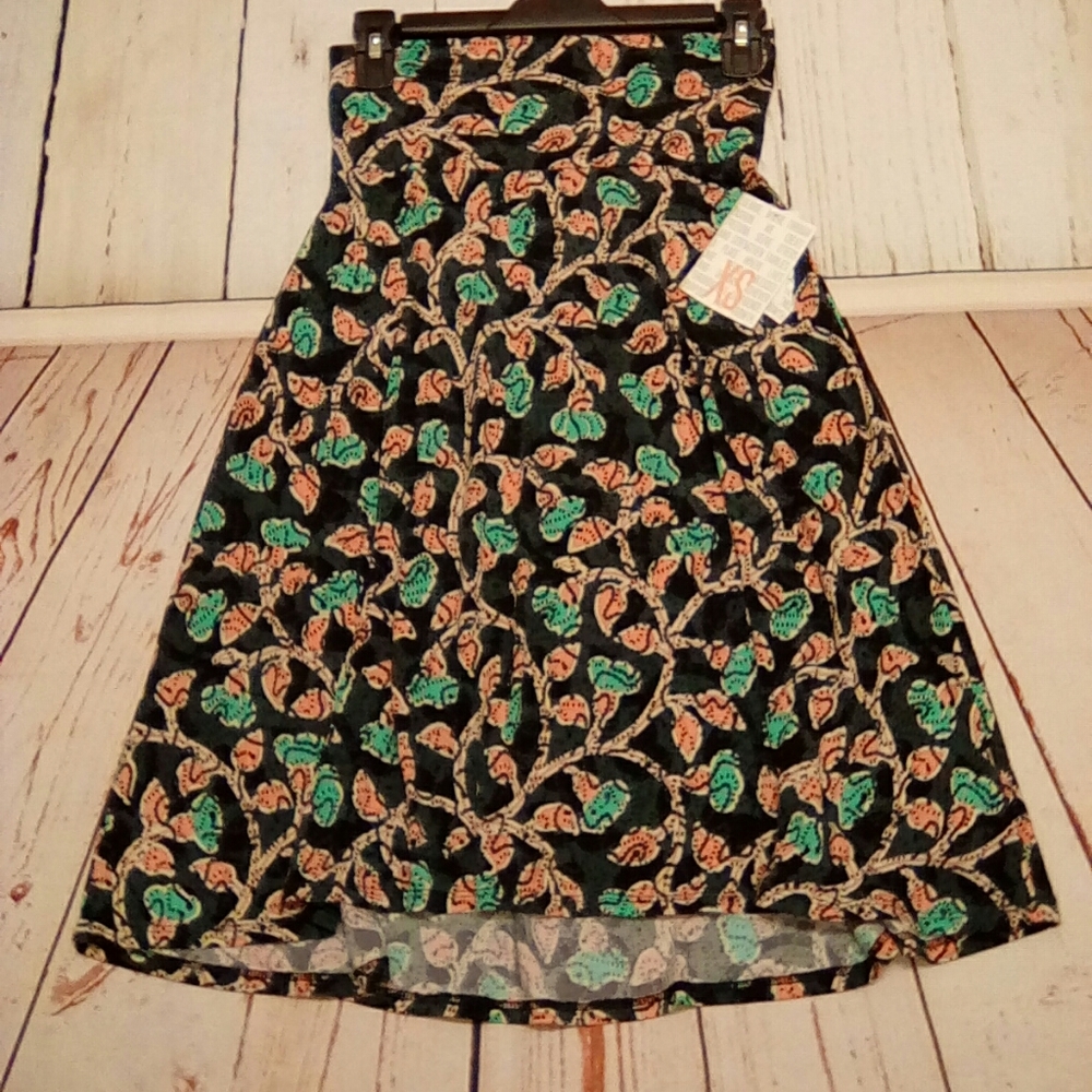 XS LuLaRoe Azure Skirt